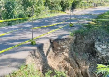 Alcalde de villa isabela pide auxilio por derrumbe en vía