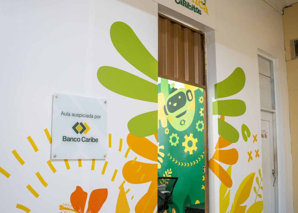 Banco caribe dona aula stem a acción callejera en santiago
