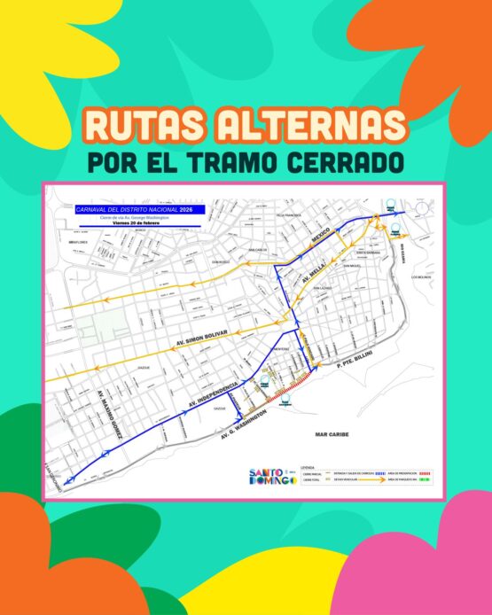 Alcaldía del dn cerrará tramo del malecón este viernes por carnaval