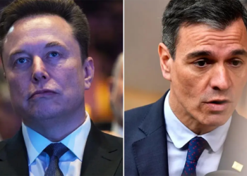 Elon musk y pedro sánchez.