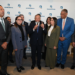 El presiente ejecutivo de Banreservas, el doctor Leonardo Aguilera, junto a miembros del Consejo de Directores; el cónsul general en la ciudad de Nueva York, Jesús Vásquez; y otros ejecutivos de la entidad financiera.