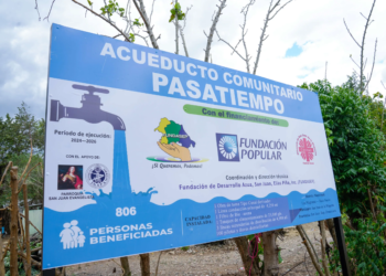 Fundación popular inaugura acueducto en comunidad de pasatiempo, san juan