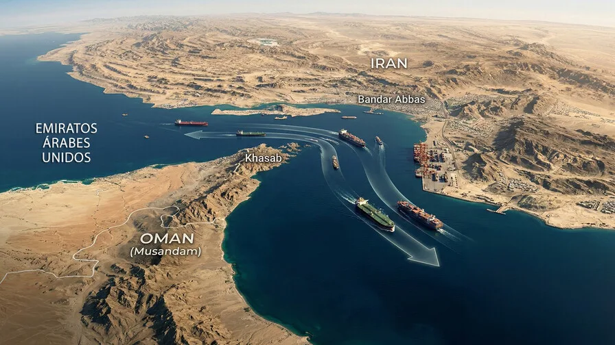 Irán vuelve a cerrar el estrecho de ormuz ante bloqueo de estados unidos