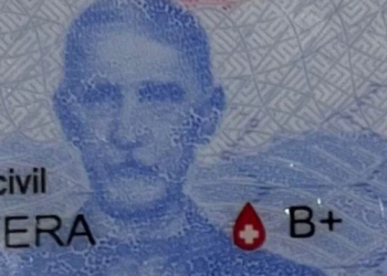 Qué significa la gota de sangre en la nueva cédula de identidad