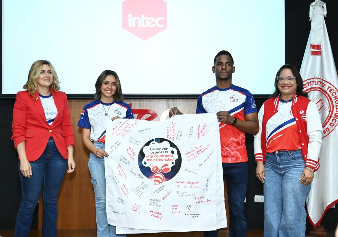 Equipo apolo 27 de intec parte a estados unidos para representar a rd ante la nasa