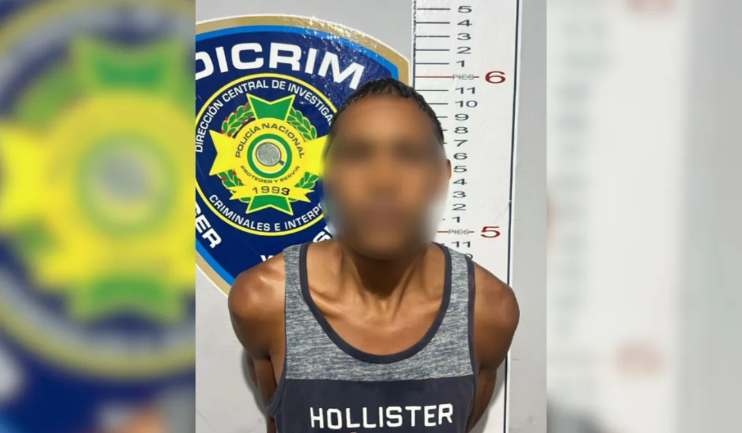 Policía nacional arresta a hombre por robo con violencia en santiago