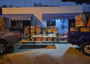 Dintel desmantela centro de narcóticos y ocupa 44 máquinas tragamonedas