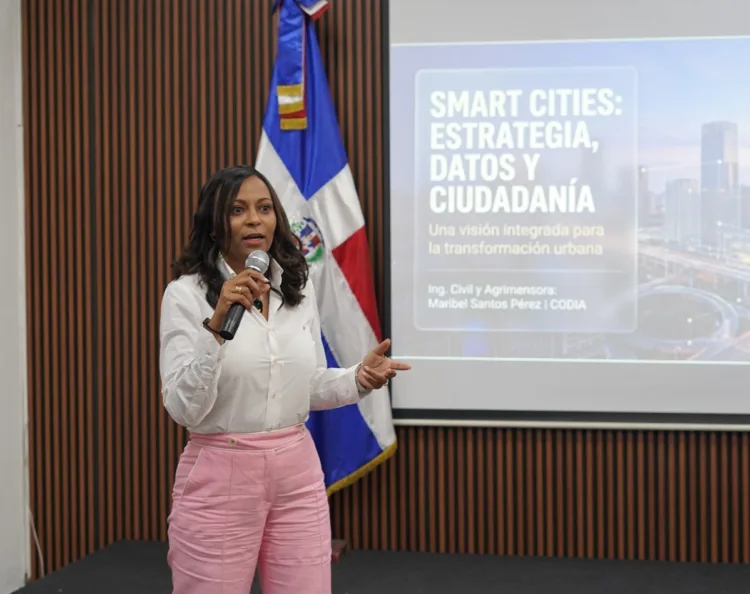 Maribel santos propone pilotos de «ciudades inteligentes» en rd