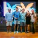 Jorge dargam, raúl aguayo-ganador del 1er lugar ilca 7, eduardo verdeja, ana bancalari y alejandro irigoyen