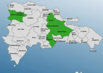 Coe mantiene seis provincias en alerta verde por incidencia de vaguada