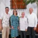 Centro Cultural Taíno explora la exuberancia natural de las Antillas antes de Colón De izquierda a derecha, los señores yohan núñez, carmen rita cordero, bolívar troncoso y josé enrique del monte.