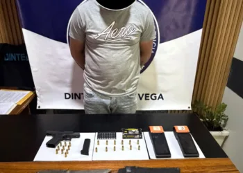 Ocupan arma ilegal, municiones y verifones en operativos en la vega
