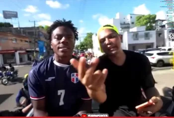 Santiago matías e ishowspeed revolucionan las calles de santo domingo