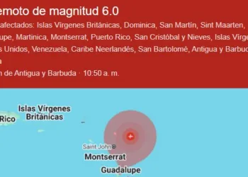 Sismo de magnitud 6 sacude antigua y barbuda y se siente en varios países del caribe