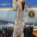 Donald trump llega a pekín para su segunda visita a china desde 2017