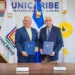 Tripulante vip y unicaribe firman acuerdo de cooperación educativa