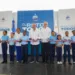 Abinader inaugura techado deportivo en escuela de boca chica