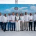 Raquel peña y jean luis rodríguez inauguran muelle pesquero de sabana de la mar
