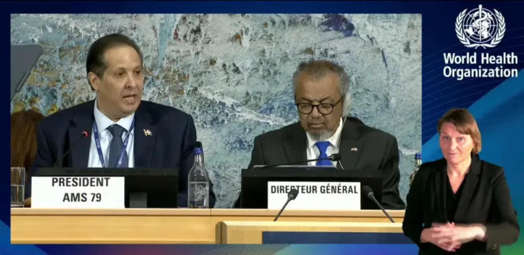 Víctor atallah representa a república dominicana en la asamblea mundial de la salud en ginebra