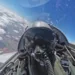 La princesa leonor vuela en un caza f-5 como parte de su formación