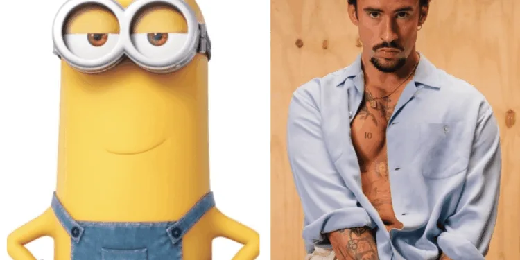 Bad bunny pone el toque urbano al tráiler de "minions & monsters"