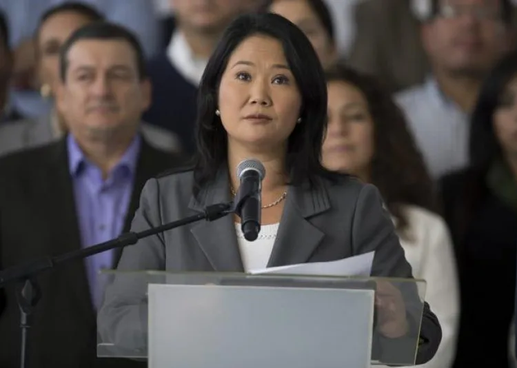 Keiko fujimori supera a roberto sánchez por 2. 3 puntos al 85 % del escrutinio en perú