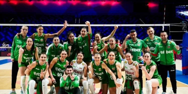 Bulgaria derrota 3-0 a las reinas del caribe en la liga de naciones