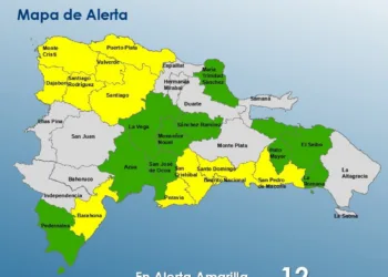Vaguada y onda tropical siguen generando aguaceros; coe eleva a 22 las provincias en alerta