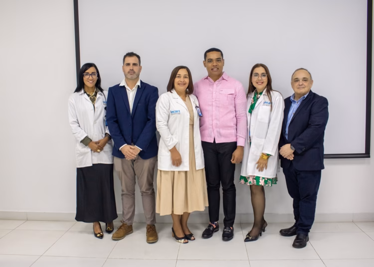 Desde la izquierda ivette rodríguez, pablo bracesco, bianny rodriguez, gaddis corporán, rosangie del castillo y omar alonso núñez