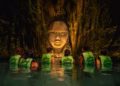 Bávaro adventure park presenta sacred river at night: magic mystic memories