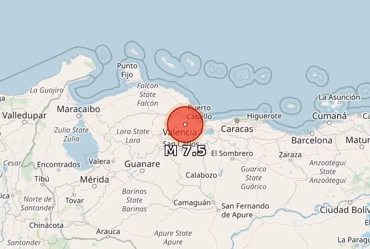 Doblete sísmico en venezuela: evento principal alcanzó magnitud de 7. 5