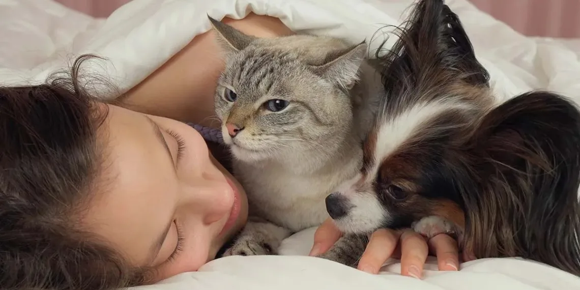 ¿es bueno dormir con tu mascota?