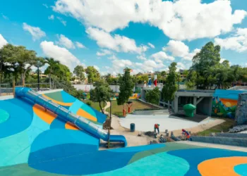 Parque núñez de cáceres avanza en su transformación con nuevas áreas recreativas