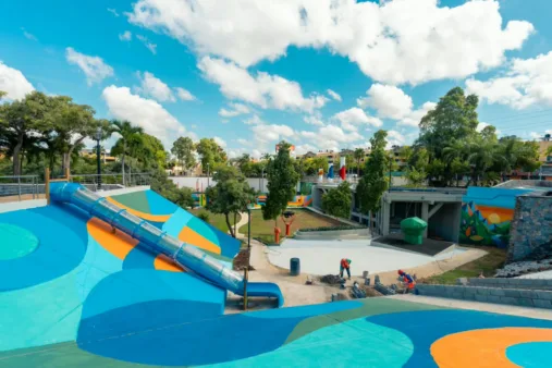 Parque núñez de cáceres avanza en su transformación con nuevas áreas recreativas